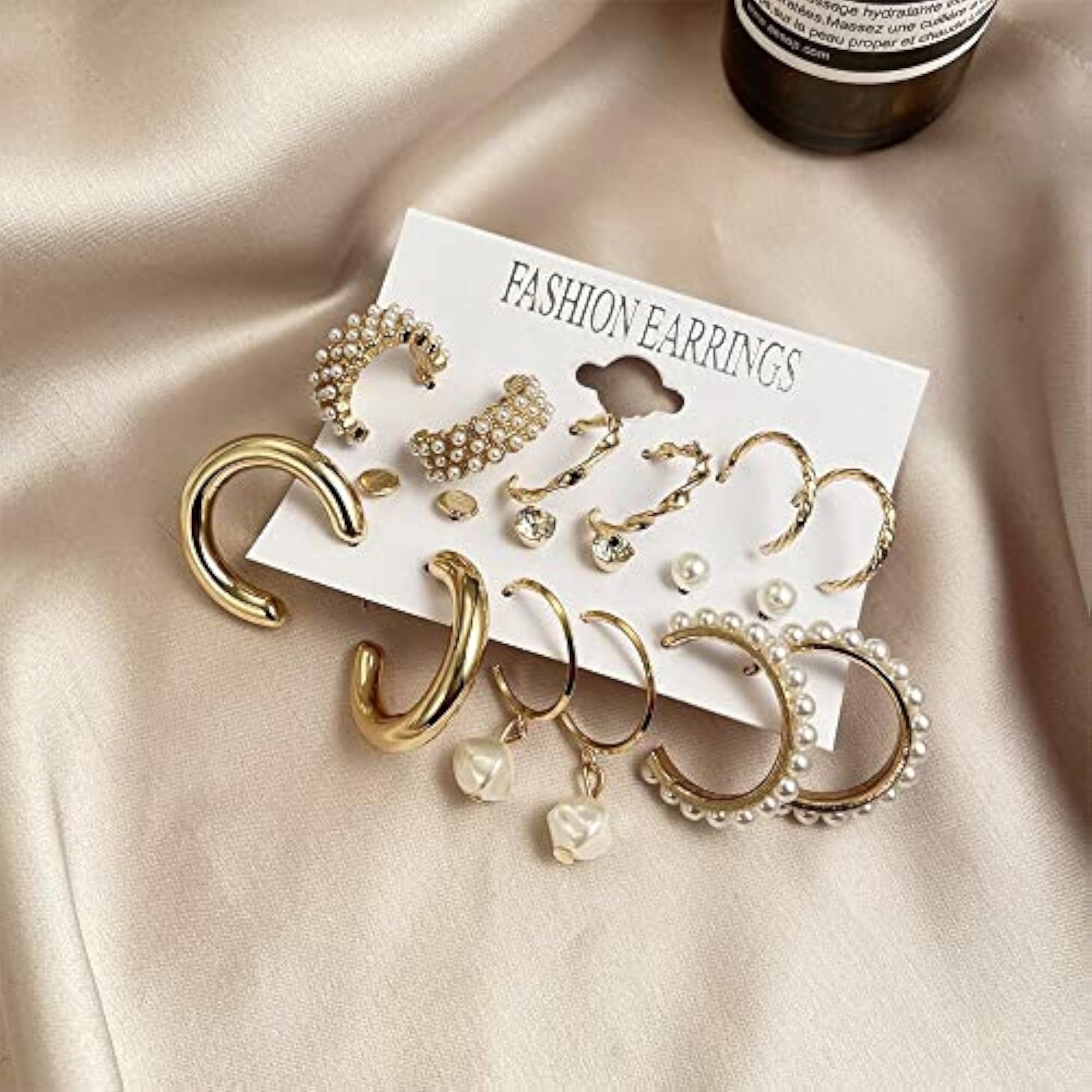 Celebrity-Inspired Plated Earrings Combo for Women